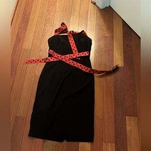 Retro Pin Up Dress. Halter top, curvy cut.